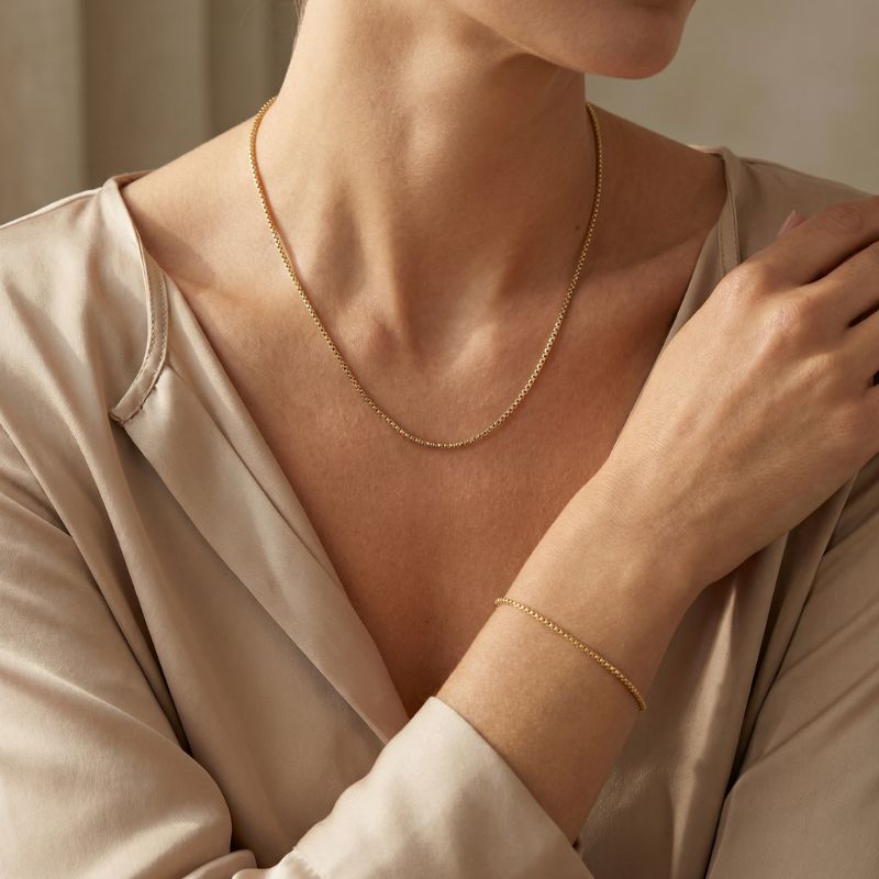 Combo Veneciana Mujer Cadena + Pulsera