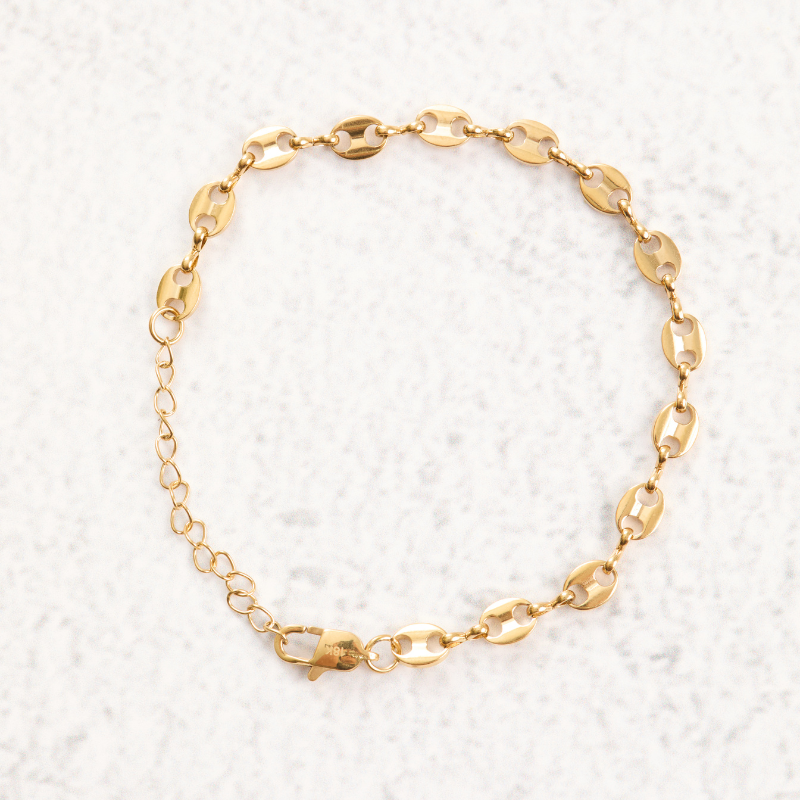 Pulsera Grano de café para mujer 17CM