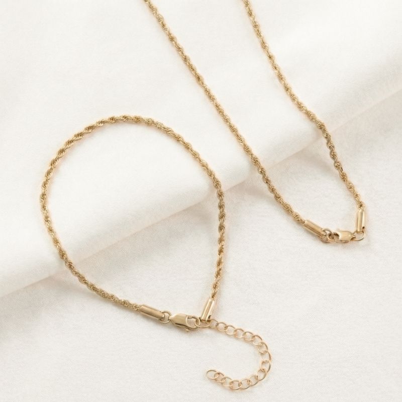 Combo Lazo Mujer Cadena + Pulsera