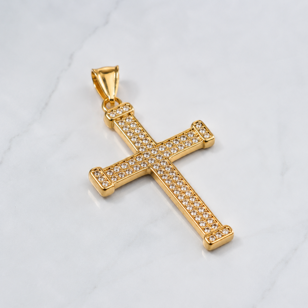 Combo Lazo + Cruz Piedras para Hombre