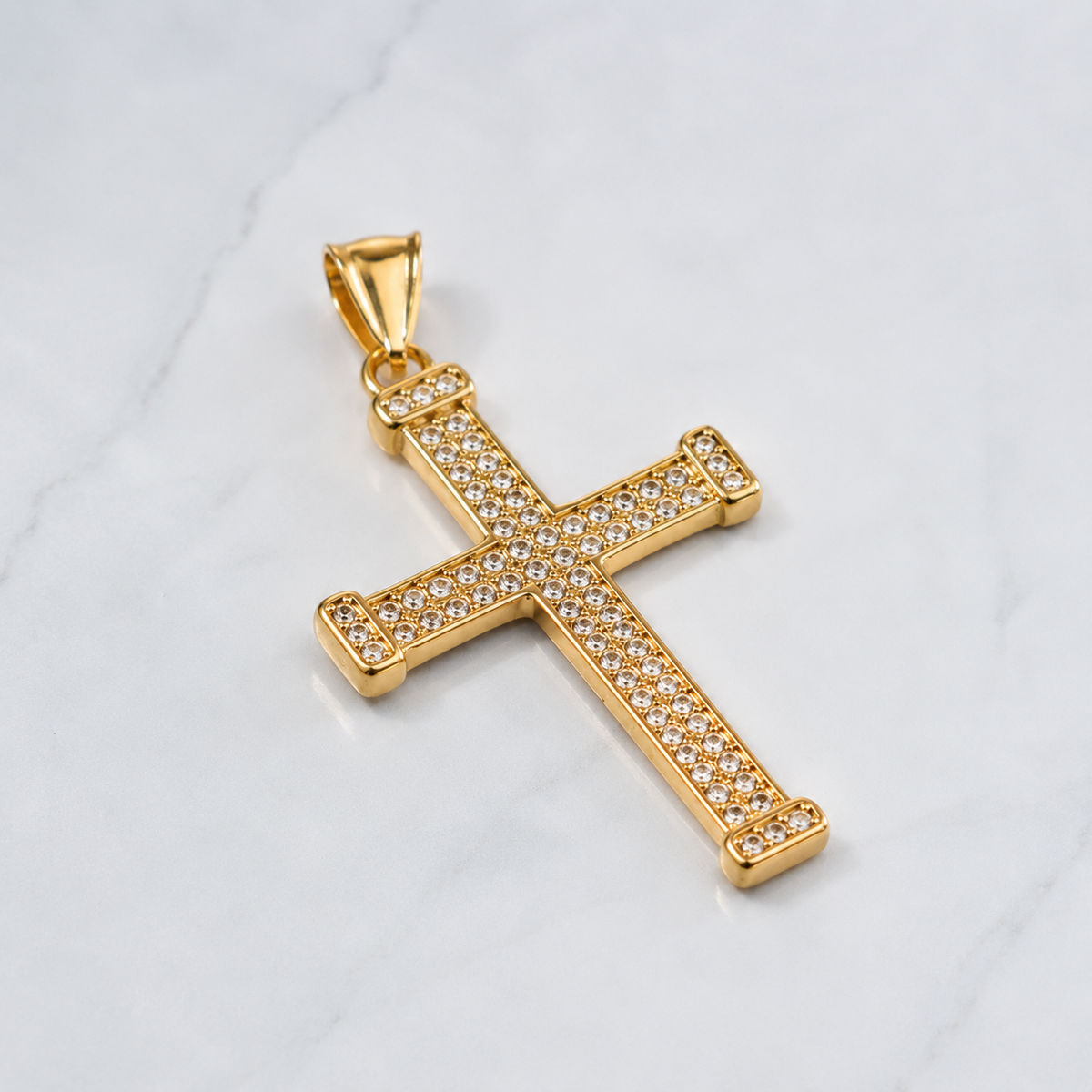 Combo Lazo + Cruz Piedras para Hombre