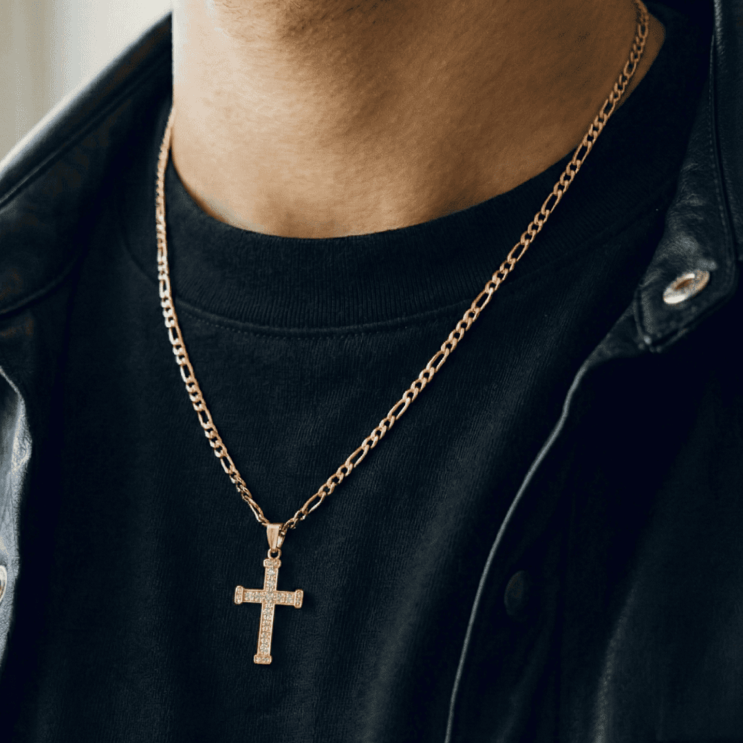 Dije Cruz Piedras Hombre